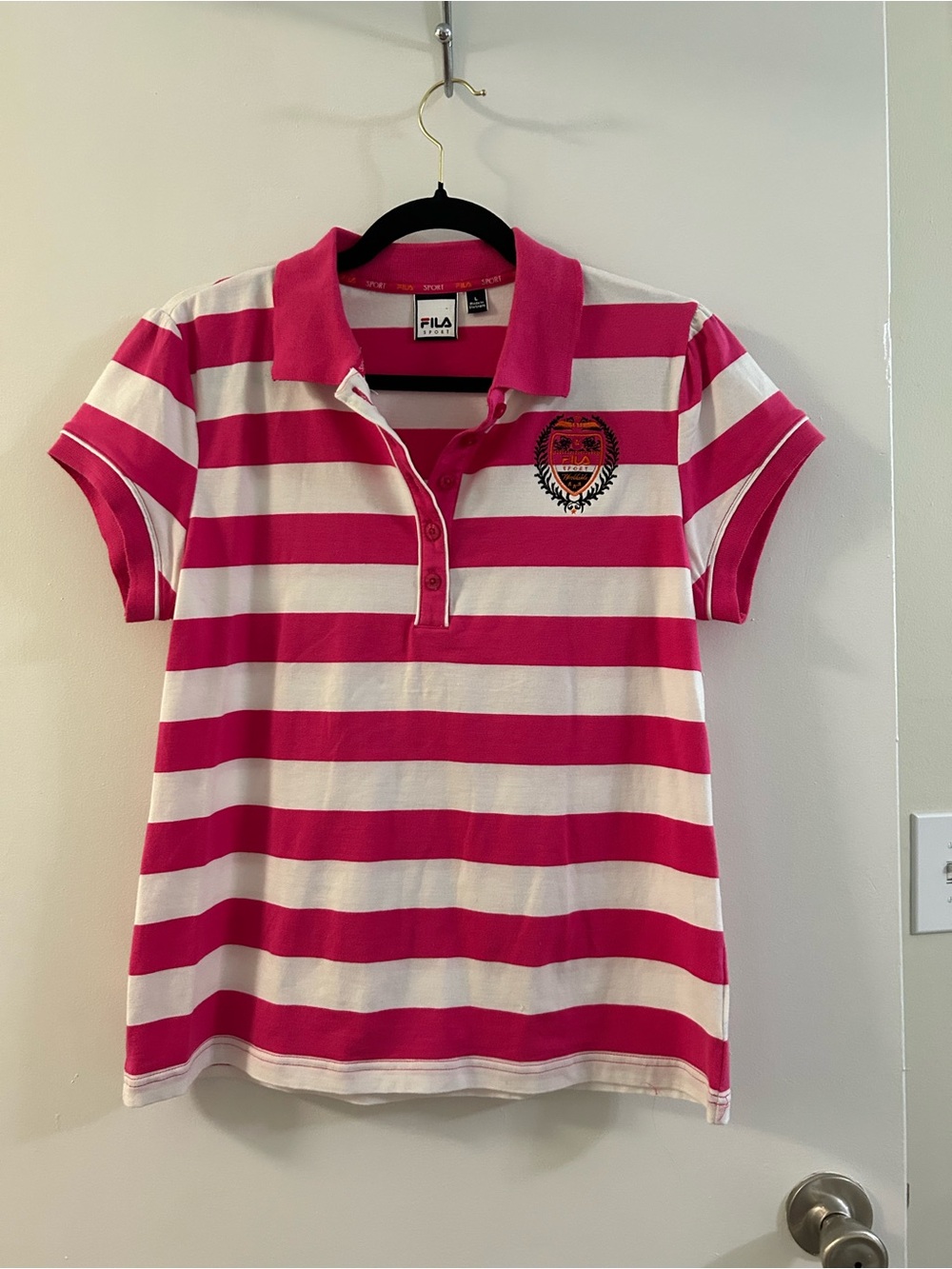 Vintage FILA Sport Striped Polo